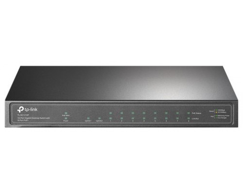 SWITCH TP-LINK 10 PORT GB POE+ 8 PORT POE