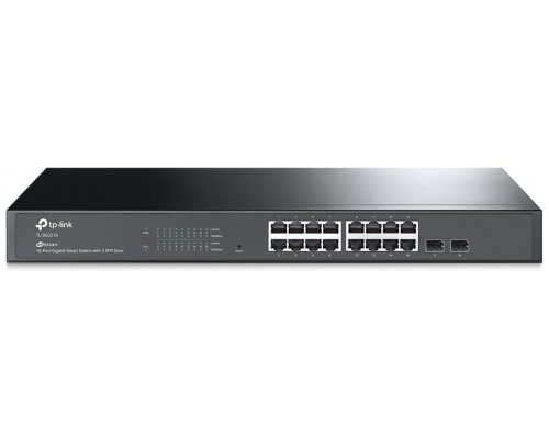 SWITCH GESTIONABLE TP-LINK TL-SG2218 16 PUERTOS +2 SFP GIGABIT RACK 1U (Espera 4 dias)