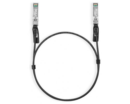 TP-LINK  Cable SFP + de conexion directa de 1 M para conexiones de 10 Gigabit SPEC: hasta 1m de distancia