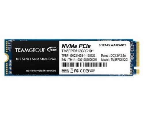 HD  SSD  512GB TEAMGROUP M.2 2280 NVME PCIEX 4.0 MP333