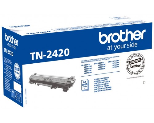 BROTHER Toner negro  HL-L2310/DCP-L2510D/2530DW/2550DN/MFC-L2710DW/2730DW/2750DW 3.000 PAGINAS