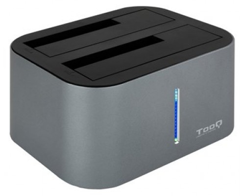 DOCK TOOQ  2xSATA 2.5p/3.5p USB 3.0/3.1 GEN1 GRIS TOOQ