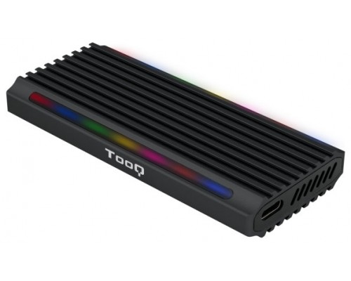 CAJA EXTERNA M.2 NGFF/NVMe USB3.1 GEN2 USB-C RGB NEGRO