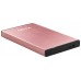 CAJA EXTERNA 2.5 TOOQ 95 MM SATA USB 3.0/3.1 GEN1 ROSA