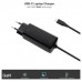 CARGADOR PORTATIL 45W TOOQ GAN USB-C PD CUBICO NEGRO