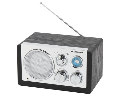 RADIO DENVER DE DISE&Ntilde;O MODERNO NEGRA