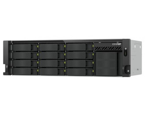 QNAP TS-H1655XEU-RP Servidor de almacenamiento Bastidor (3U) Intel Atom® C5125 8 GB DDR4 0 TB QuTS hero Negro, Gris (Espera 4 dias)