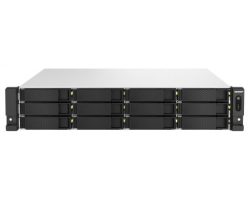 QNAP TS-h1887XU-RP NAS Bastidor (2U) Ethernet Negro, Blanco E-2334 (Espera 4 dias)