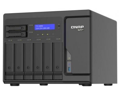 QNAP TS-H886-D1602-8G NAS 4+2-Bay 4x2.5GbE