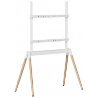 SOPORTE DE SUELO GEMBIRD PARA TV 55" - 86" BLANCO/MADERA-14220 SOPORTE DE SUELO GEMBIRD PARA TV 55" - 86" BLANCO/MADERA