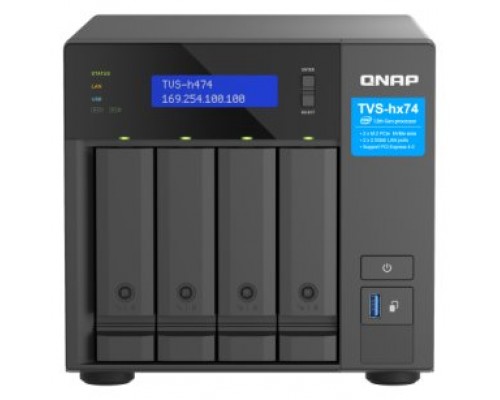 QNAP TVS-H474 NAS Torre Ethernet Negro G7400 (Espera 4 dias)