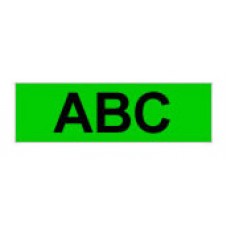 BROTHER Cinta laminada verde/negro 24mm, 15m