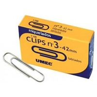 CAJA 100 CLIP NIQUELADO 42 MM U200404 UMEC (MIN10) (Espera 4 dias)