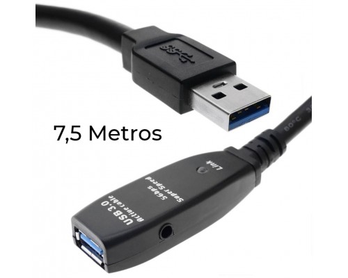 Cable USB 3.0 Chipset M/H 7.5m Biwond (Espera 2 dias)