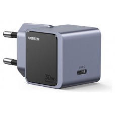 Ugreen Nexode S 30W USB-C GaN Fast Charger EU gray Teléfono móvil, Batería portátil, Teléfono Gris Corriente alterna Interior (Espera 4 dias)-1053 Ugreen Nexode S 30W USB-C GaN Fast Charger EU gray Teléfono móvil, Batería portátil, Teléfono Gris Corriente alterna Interior (Espera 4 dias)