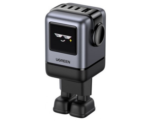 Ugreen 45515B cargador de dispositivo móvil Ordenador portátil, Teléfono móvil, Portátil, Batería portátil, Teléfono Gris Corriente alterna Carga rápida Interior (Espera 4 dias)