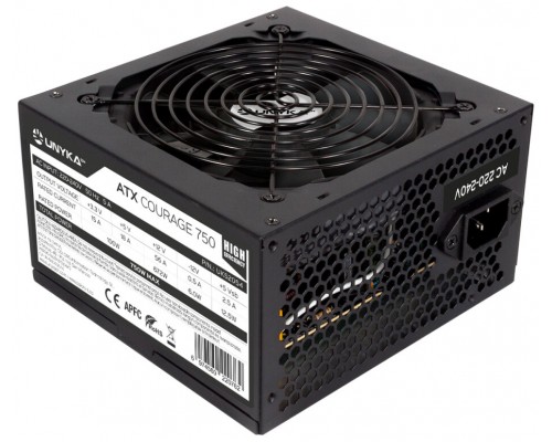 FUENTE DE ALIMENTACION UNYKAch 750W COURAGE II PFC