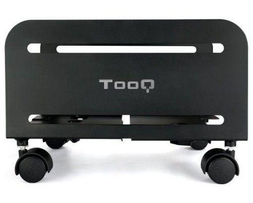 TooQ Soporte para CPU de SUELO con ruedas negro