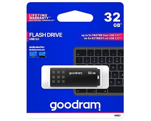 Goodram UME3 - Pendrive - 32GB - USB 3.0 - Negro