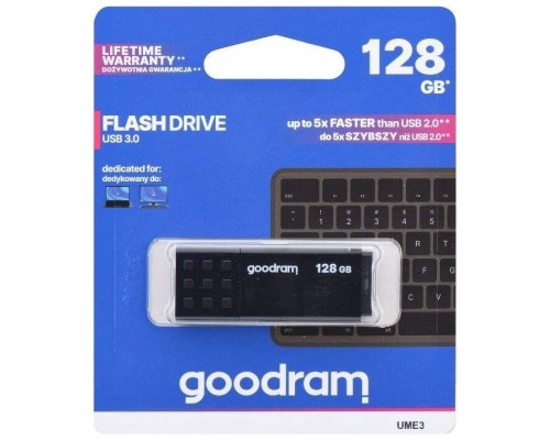 Goodram UME3 - Pendrive - 128GB - USB 3.0 - Negro