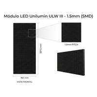 UNILUMIN MODULE 150X337.5 FOR CABINET ULW III 1.5 LED SDM 3IN1 SIZE: 600X337.5 MM BRIGHTNESS: 600 NITS REFRESH RATE 3840HZ MAINTENANCE FRONT (AUN2E4868) (Espera 4 dias)-1058 UNILUMIN MODULE 150X337.5 FOR CABINET ULW III 1.5 LED SDM 3IN1 SIZE: 600X337.5 MM BRIGHTNESS: 600 NITS REFRESH RATE 3840HZ MAINTENANCE FRONT (AUN2E4868) (Espera 4 dias)