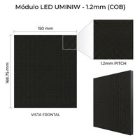 UNILUMIN MODULE 150X168.75 FOR CABINET UMINIW 1.2 LED COB SIZE: 600X337.5 MM BRIGHTNESS: 800 NITS REFRESH RATE 3840HZ MAINTENANCE FRONT (AUN2E4869B) (Espera 4 dias)-1056 UNILUMIN MODULE 150X168.75 FOR CABINET UMINIW 1.2 LED COB SIZE: 600X337.5 MM BRIGHTNESS: 800 NITS REFRESH RATE 3840HZ MAINTENANCE FRONT (AUN2E4869B) (Espera 4 dias)