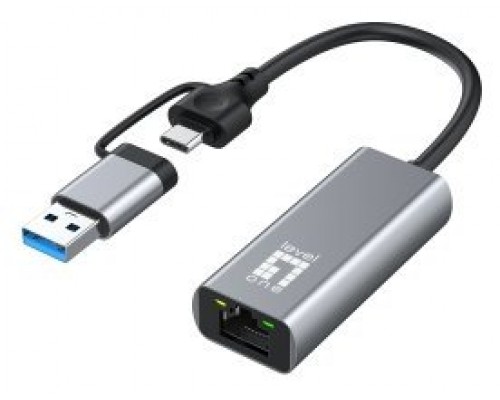 ADAPTADOR USB-C LEVEL ONE USB-0423 A RJ45 1x2.5