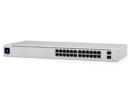 SWITCH UBIQUITI USW-24-POE UNIFI 24PUERTOS GIGABIT POE+2PUERTOS SFF (Espera 4 dias)