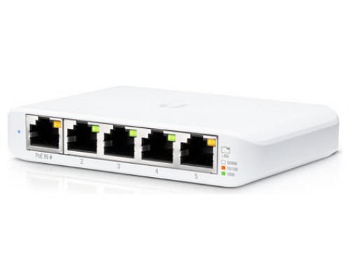 UBIQUITI UNIFI SWITCH 5 PUERTOS USW-FLEX-MINI GIGABIT PoE (Espera 4 dias)