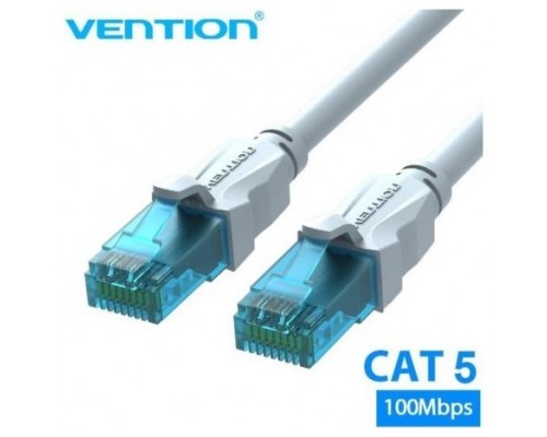 CABLE DE RED LATIGUILLO RJ45 CAT.5E UTP AWG26 30 M AZUL VENTION (Espera 4 dias)