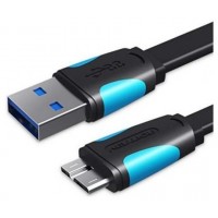 CABLE MICRO USB A USB-A 3.0 M-M 1 M NEGRO VENTION (Espera 4 dias)