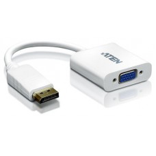 Aten Displayport/VGA adapter DisplayPort Male VGA HDB-15 Female Blanco (Espera 4 dias)