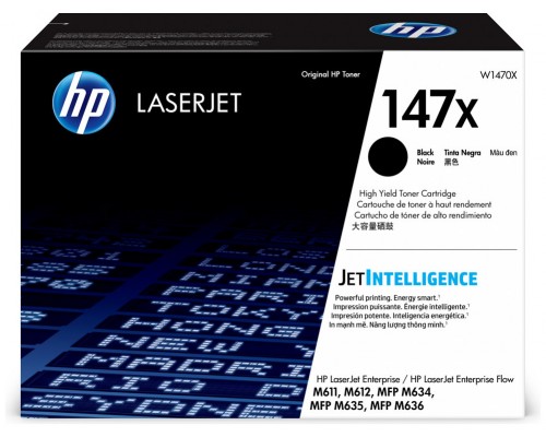 HP LaserJet M611,M612 Toner Negro 147X