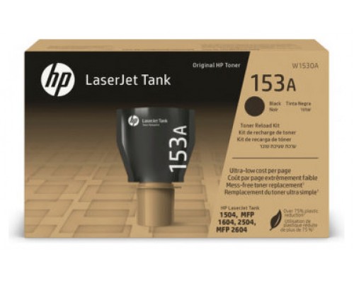 HP Kit de recarga de tóner Original 153A LaserJet Tank negro (Espera 4 dias)