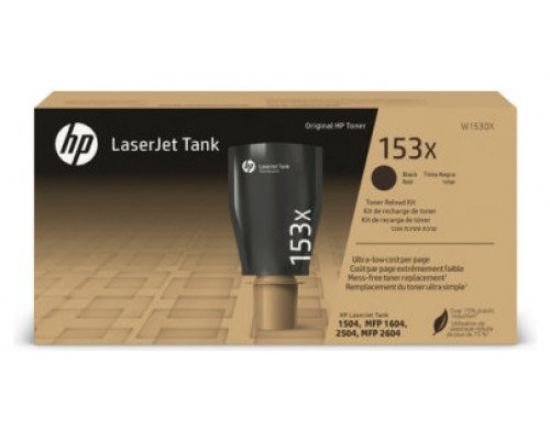 HP Kit de recarga de tóner Original 153X LaserJet Tank negro (Espera 4 dias)