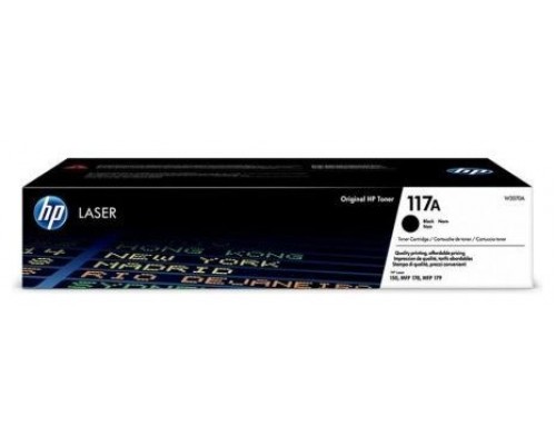 HP Cartucho de toner Original Laser Laser 150A/178/179Fnw 117A negro (W2070A)
