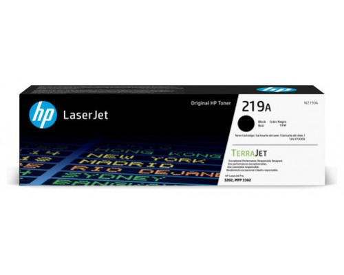 HP Cartucho de Tóner Original LaserJet 219A negro (Espera 4 dias)