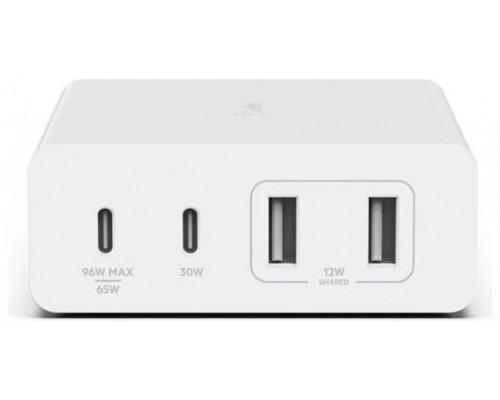 CARGADOR DE SOBREMESA BELKIN WCH010VFWH 2XUSB-C