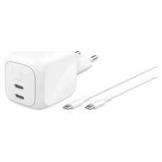 Belkin WCH020KQ2MWH-B6 cargador de dispositivo móvil Universal Blanco Corriente alterna Carga rápida Interior (Espera 4 dias)-10541 Belkin WCH020KQ2MWH-B6 cargador de dispositivo móvil Universal Blanco Corriente alterna Carga rápida Interior (Espera 4 dias)