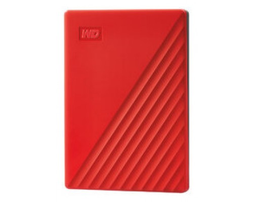 HDD EXTERNO WD 2.5 4 TB 3.1 MY PASSPORT WORLDWIDE RED (Espera 4 dias)