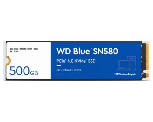 500 GB SSD SERIE M.2 2280 PCIe BLUE NVME SN580 WD (Espera 4 dias)