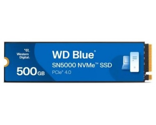 500 GB SSD SERIE M.2 2280 PCIe BLUE NVME SN5000 WD (Espera 4 dias)