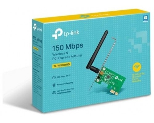 TARJETA RED WIFI TP-LINK TL-WN781ND PCI-E N/150MBPS (Espera 4 dias)