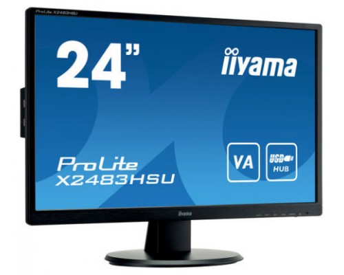 iiyama ProLite X2483HSU-B5 pantalla para PC 60,5 cm (23.8") 1920 x 1080 Pixeles Full HD LED Negro (Espera 4 dias)