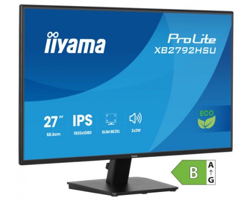 MONITOR IIYAMA, 27 PULGADAS, PROLITE, IPS PANEL TECHNOLOGY, 1920X1080, 120HZ, MATE NEGRO (Espera 4 dias)