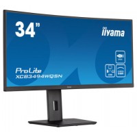 iiyama ProLite XCB3494WQSN-B5 LED display 86,4 cm (34") 3440 x 1440 Pixeles UltraWide Quad HD Negro (Espera 4 dias)