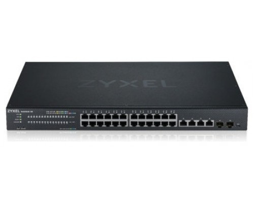 Zyxel XMG1930-30 Gestionado L3 2.5G Ethernet (100/1000/2500) Negro (Espera 4 dias)