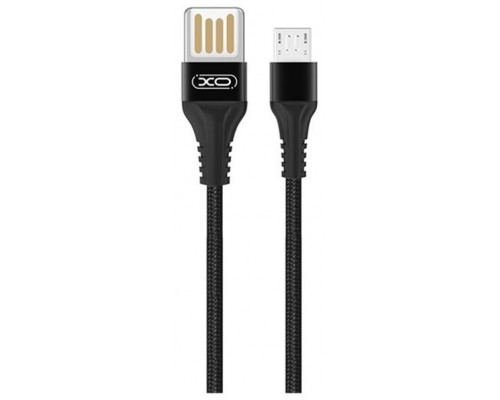Cable NB118 Carga Rápida Slim USB - Micro USB 2.1A 1M Negro XO (Espera 2 dias)