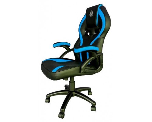 SILLA GAMER KEEP OUT XS200 NEGRA CON DETALLE AZUL