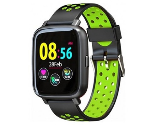 SMARTWATCH SPORT XS35 NEGRO/VERDE BILLOW (Espera 4 dias)